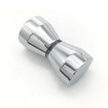 Aluminum Alloy Glass Door Handle – Back-to-Back Knob Puller For Shower Cabinets, Bathroom & Home Hardware Installation 