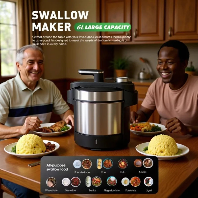 New African Staple Food Machine FUFU Machine, Ghana Banku Maker, Swallow Paste, Meat Grinder
