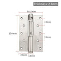 1Pc Stainless Steel Flat Hinge Kitchen Cabinet Doors Connecting Hinge Window Hinge Furniture Door Drawer Hardware Accessories