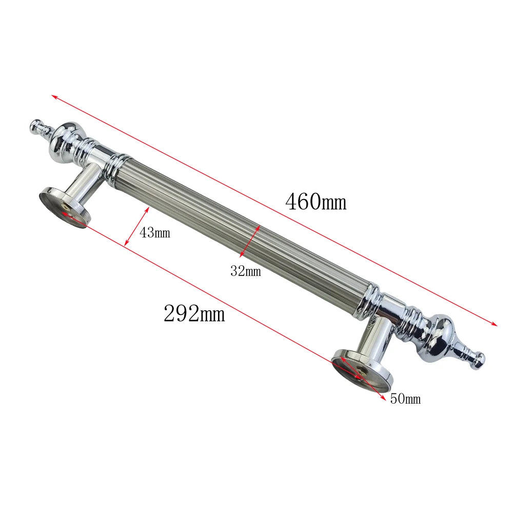 255mm/290mm/345mm Furniture Wooden Door Handle For Bathroom Bedroom Restaurant Sliding Door Handle Wardrobe Gate Pulls Handles
