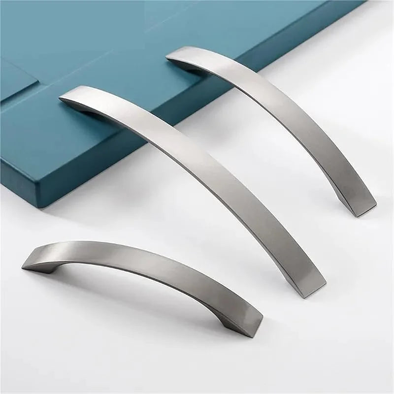 4PCS Cabinet Handles Knobs Aluminum Alloy Door Kitchen Knobs Cabinet Pulls Drawer Furniture Handle Hardware