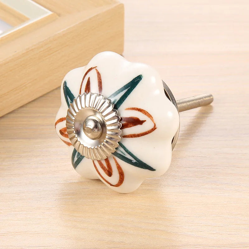 Modern Minimalist Furniture Drawer Cabinet Door Handle, European and American Style Ceramic Handle, High-quality