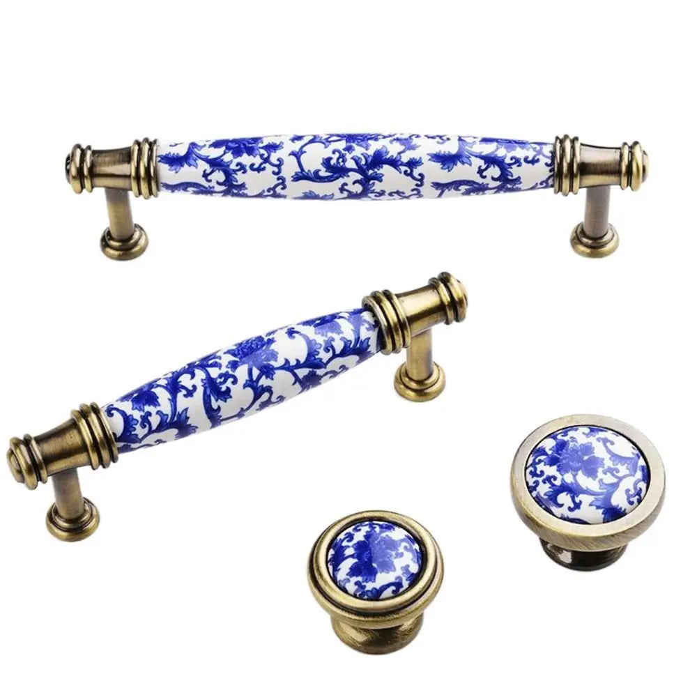 1Pcs 76mm/96mm/128mm Creative Furniture Antique Fashion Drawer Knobs Pull Handles Dresser Cabinet Handles Door Handle