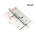 Stainless Steel Automatic Rebound with Spring Cross Hinge Window Accessories Door Hinges Furniture Supplies