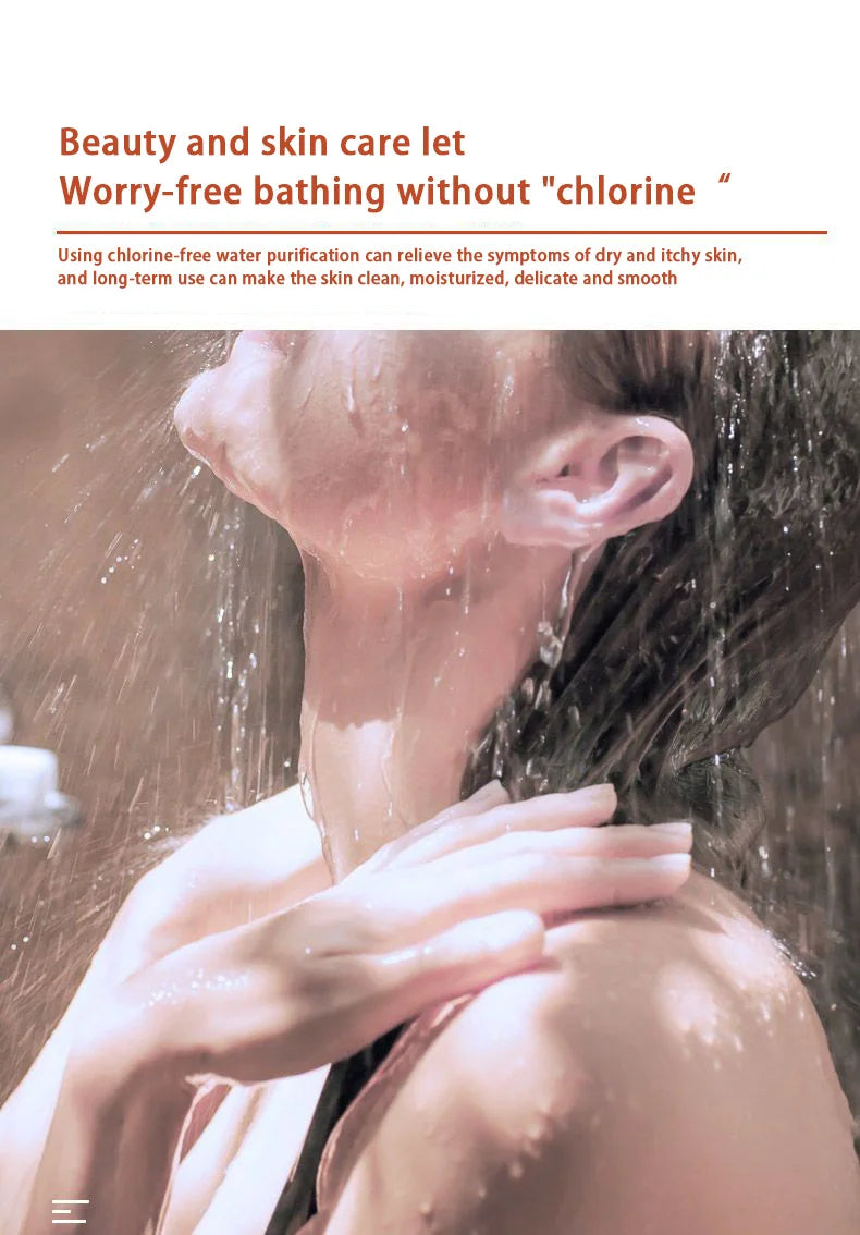 Bathroom Lemon Scented Shower Filter Shower Head Water Softener Improve Hair Skin Removal Shower Purifier Bathing Shower Filter