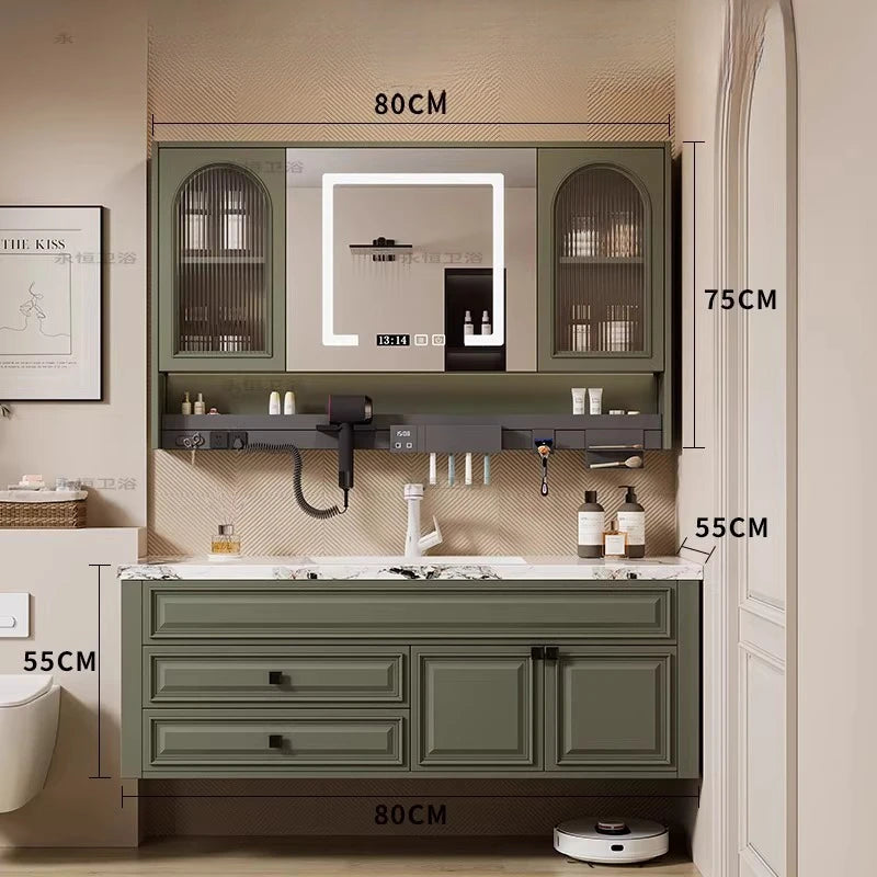 Sink Organizer Bathroom Cabinet Modern Wash Vanity Sink Bathroom Cabinet Wall Shelves Mueble Organizador Home Accessories