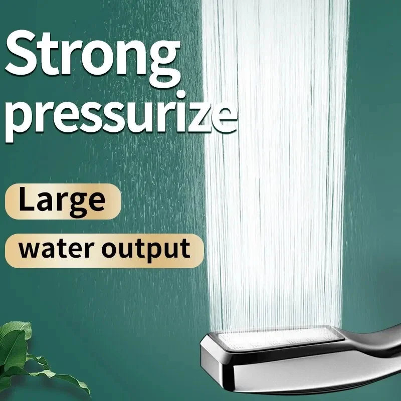 Bathroom Accessories Shower Head High Pressure Large Water Output Universal Adaptation Pressurized Hand Shower Nozzle Water