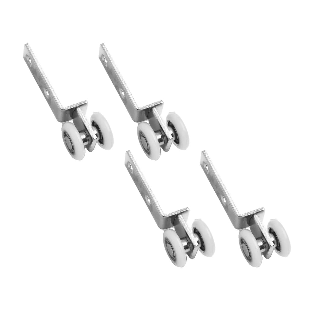 Sliding Door Pulley Hanging Wheel Curtain Track Pulley Block Sliding Door Roller Cabinets Bearing Hanging Wheel Hardware  ﻿