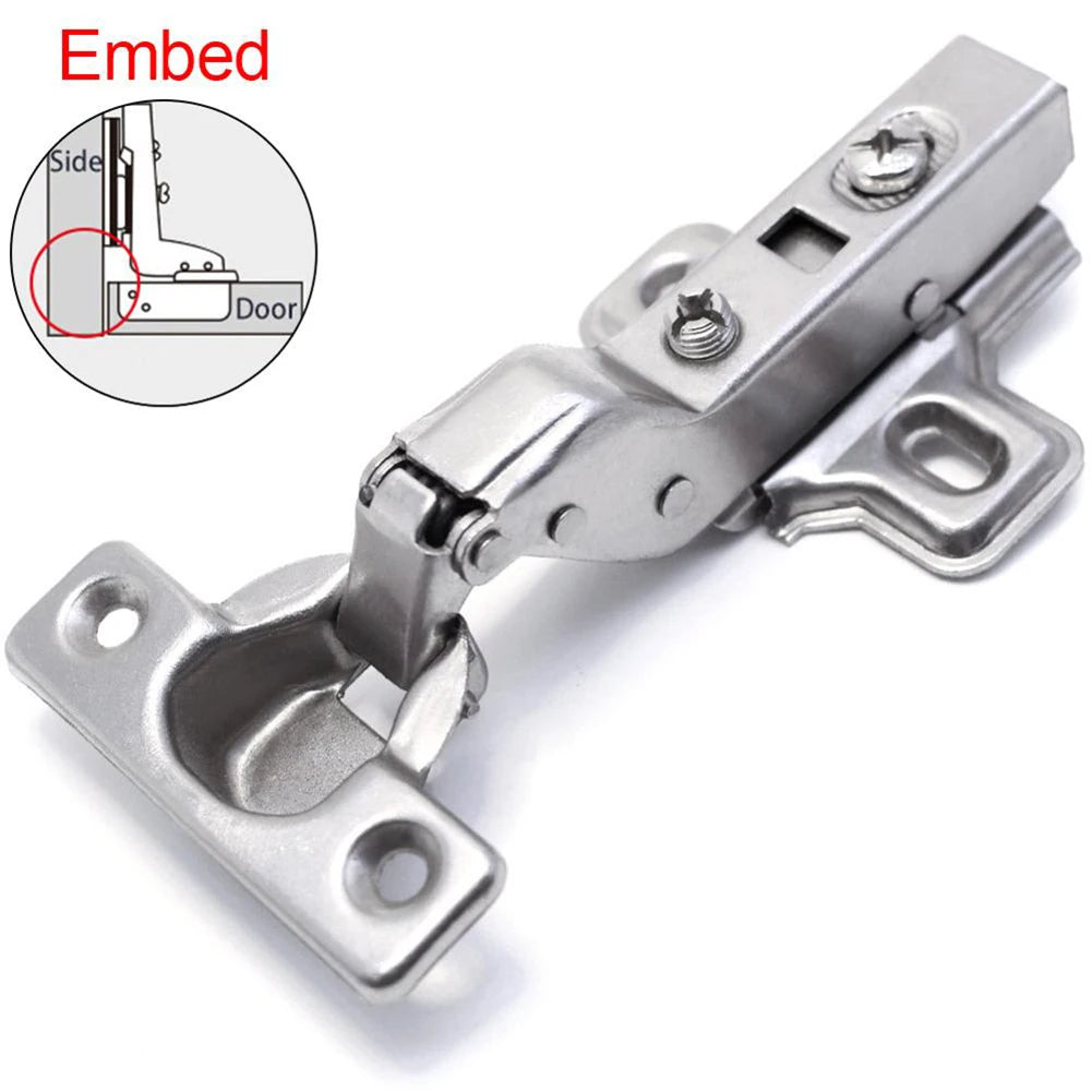 2Pcs/set 25mm Small Furniture Hinge Soft Close Hydraulic Damper For Kitchen Cabinet Cupboard Door Hinges Buffering Hardware