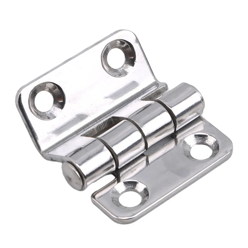 Cast Door Butt Hinges Four-section Stainless Steel Precision Casting Hinge For Yacht Furniture Doors Accessories