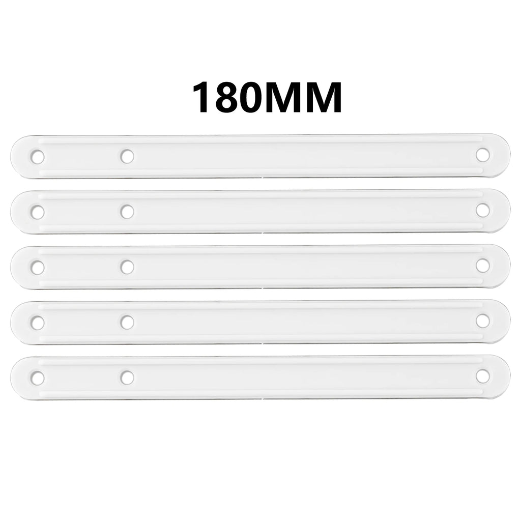 10Pcs Draw Rail Plastic Drawer Slides 180/235/298mm Draw Runners Replacement Drawer Runners Wardrobe Guide Rail Skidway