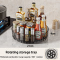 Rotating Spice Rack For Home Kitchens Multi-Functional Storage Tray For Seasoning Bottles And Jars, And Cosmetics