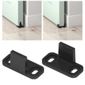 2pcs Sliding Barn Door Floor Guides Closet Door Guides Hardware Plastic Floor Wall Mounted Bottom Track Guide for Sliding Doors