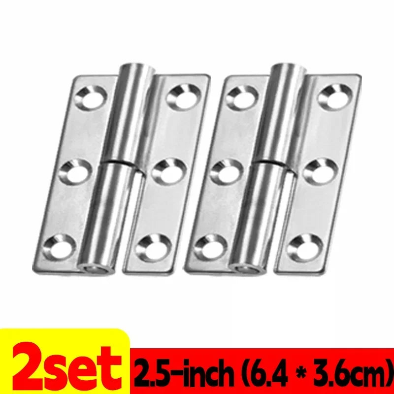 Stainless Steel Hinges Door Connector Universal Furniture Drawer Cabinet Fitting Hinge Detachable Furniture Hardware Accessories