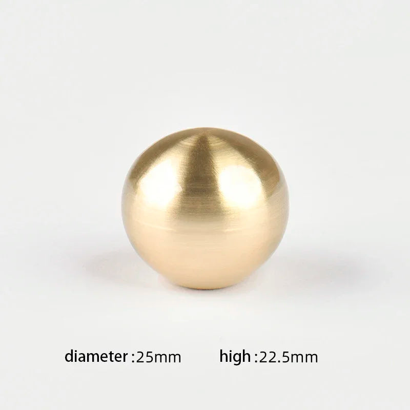 Round Brass Dresser Knobs Drawer Handle Cabinet Door Handle Antique Antique Kitchen furniture Hardware Knob Kitchen  Handles