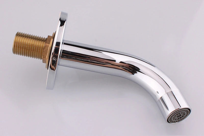 Deck/Wall Mounted Bathroom Bathtub Faucet Set with Handheld Shower Head 4 Holes Widespread Basin Tub Faucet Cold Hot Mixer Tap