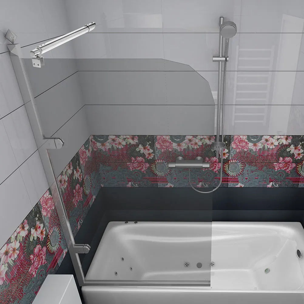 Shower Doors For Bathtub Door Pull Rod Glass Panel Glass Door Pull Rod Frameless Shower Support Bar Panel Brackets Bathroom