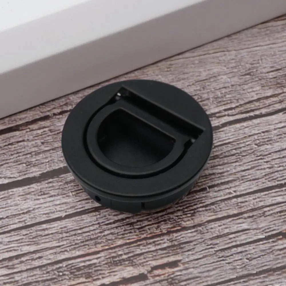 Modern Stainless Steel Door Handles Round Cupboard Tatami Cabinet Handle Pull Wardrobe Recessed Door Knob Tatami
