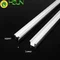 Sliding door slide rail aluminum alloy No slotting required thicken Dual track system Cam guide rail Pass through door slot