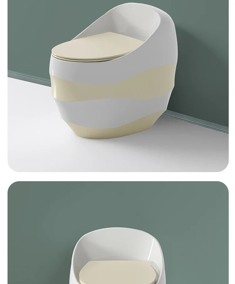 Bathroom Ceramic Toilet Modern Colored Bowl Wc Set Golden Wall Hung Toilet