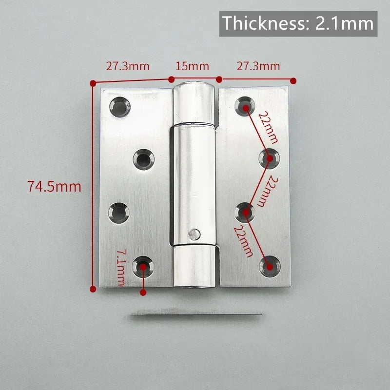 1Pc Stainless Steel Flat Hinge Kitchen Cabinet Doors Connecting Hinge Window Hinge Furniture Door Drawer Hardware Accessories