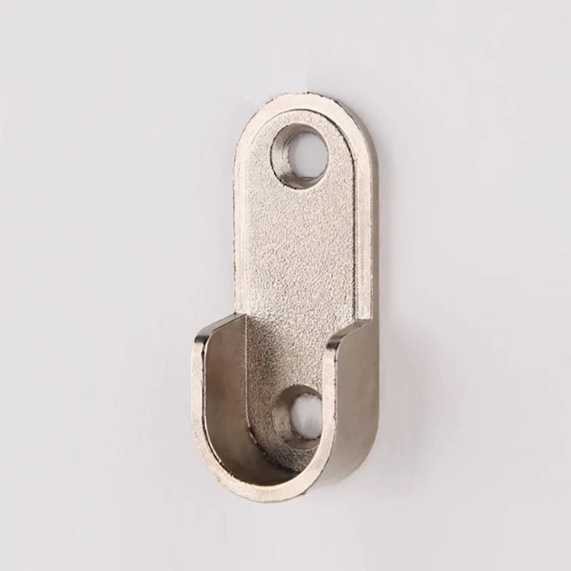 2/4/PCS Wardrobe Clothes Tube Support Closet Rod Pole End Bracket Thickening Holder Cupboard Hardware Furniture Accessories