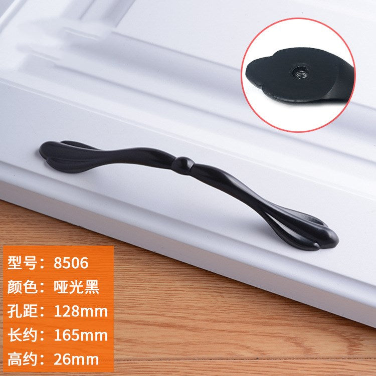 Black Handles Furniture Cabinet Knobs Muebles  Kitchen  Drawer Knobs Cabinet Pulls Cupboard  Knobs