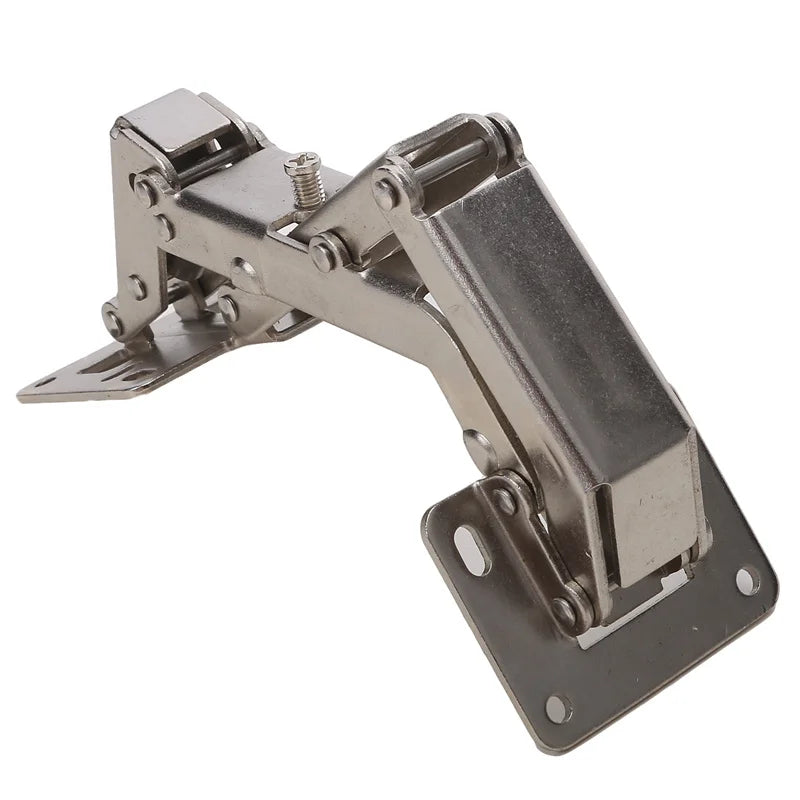 1-10PCS Cabinet Hinge 90 Degree 3/4in No-Drilling Hole Cupboard Door Hydraulic Hinges Soft Close With Screws Furniture Hardware