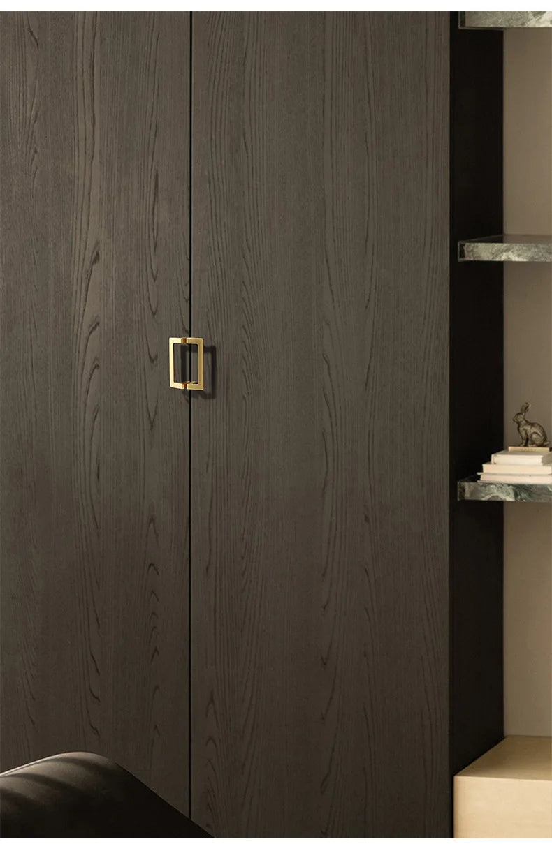 Modern minimalist cabinet doors, square pair handles, Nordic wine cabinets, shoe cabinets, wardrobe doors, antique handles, draw