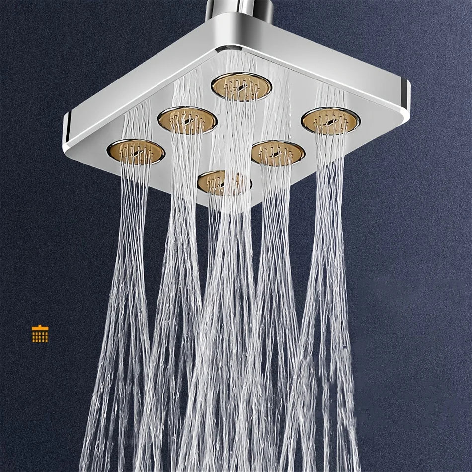 Upgrade Your Bathroom with this Supercharged Wall-Mounted Shower Head! bathroom accessories, shower head