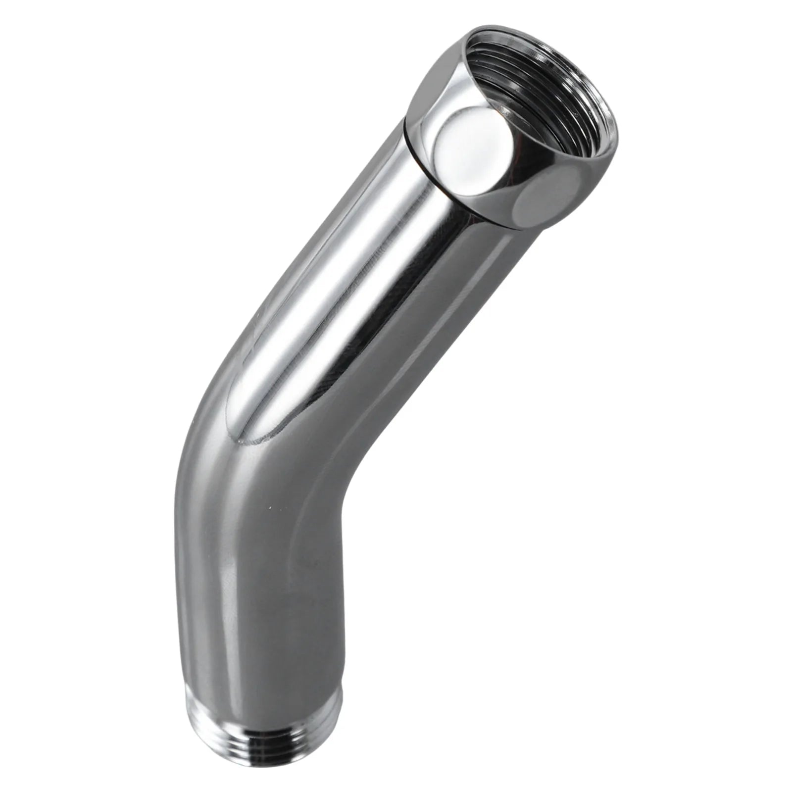 Bathroom Upgrade Chrome Hand Shower Connector Easy Install Shower Head Connector Stainless Steel Hassle-Free Setup
