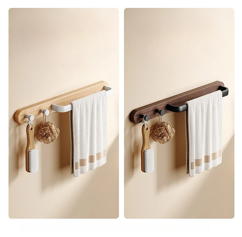 Bathroom Towel Holder  Wall Mounted Towel Rack Shower Room Holder Towel Bar Hanger Toilet shelf Bathroom Accessories