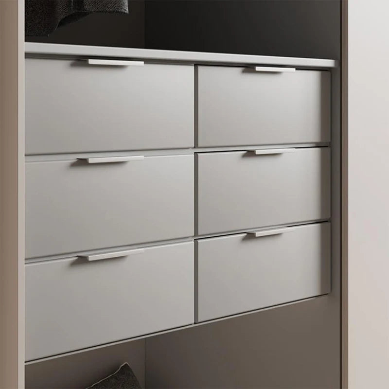 Modern Minimalist Long Door Handles, Drawers, Wardrobes, Hidden Handles, Non Perforated Cabinets, Black Edge Sealing Handles