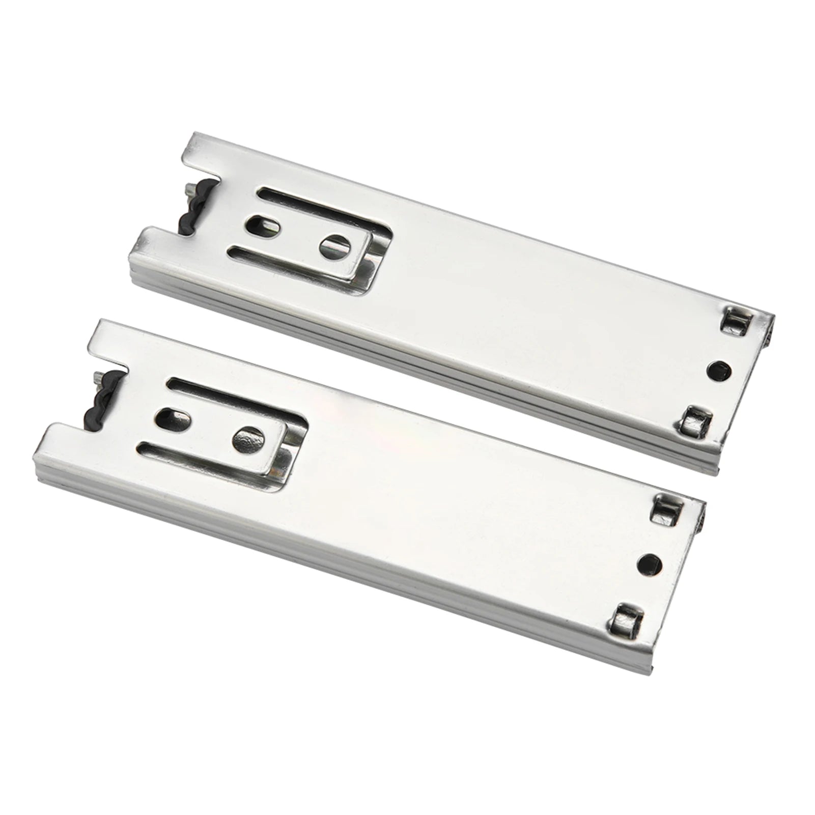 2pcs 5in Mini Short Drawer Slides Furniture Guide Rail Full Extension Kitchen Cupboard Drawer Hardware 35mm Width