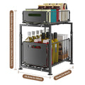Slide-out storage rack,Cabinet pull-out storage basket,Punch-free storage rack with suction cups,Spice rack, cutlery rack