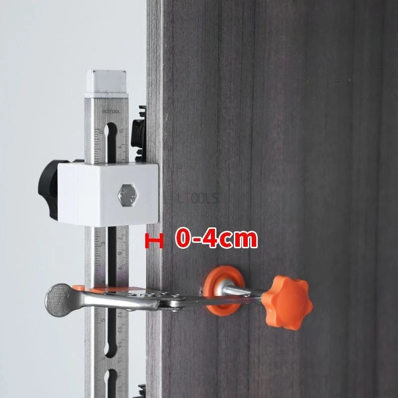 White Slide Rail Locator Drawer Rail Installation Aid Adjustable for Quick Fixing of All Types of Drawer Rails Woodworking Tools