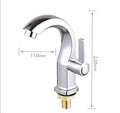 Bathroom Basin Faucet with ABS Water Purifier Single Lever Hole Tap Cold Water Only for Bathroom and Kitchen Deck Mounted Sink