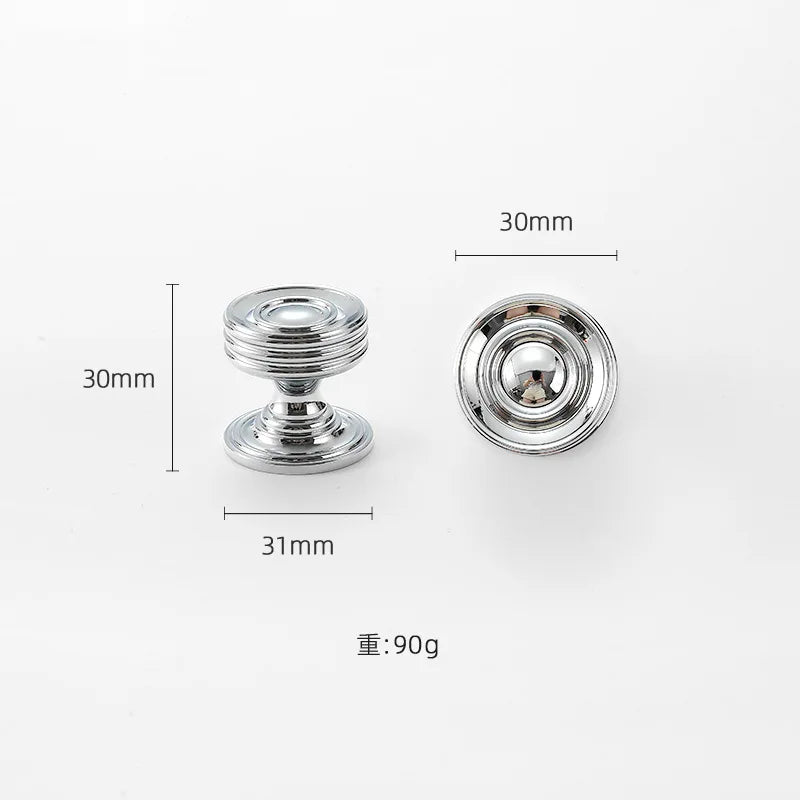 High-end Antique Bronze Door Handles and Knobs Solid Brass Antique Drawer Pulls Kitchen Cupboard Handle Gold Cabinet Handles
