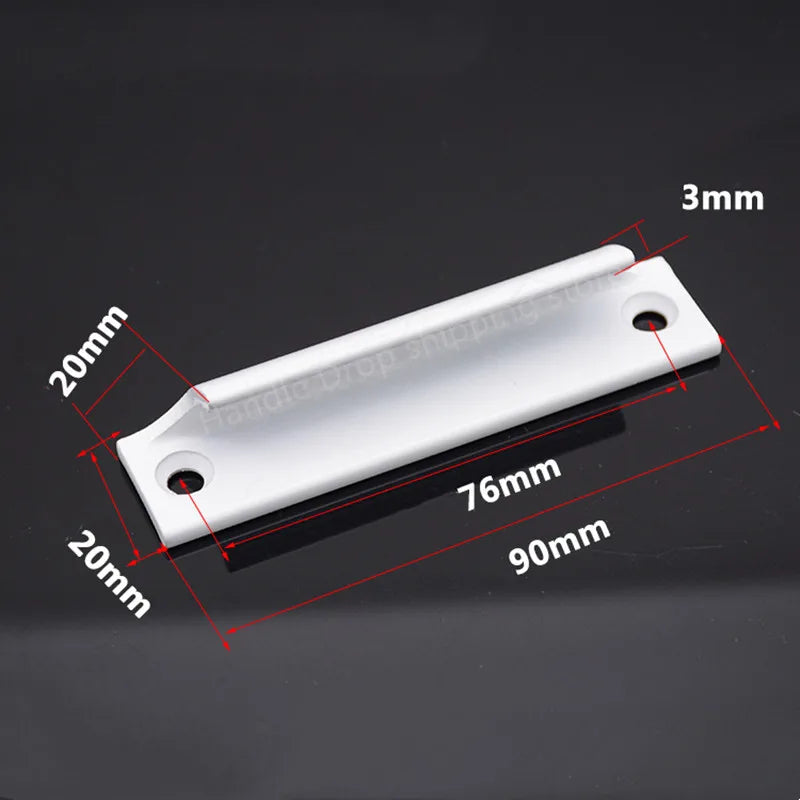 New Aluminum Alloy Door Handle Push-pull Balcony Gate Window Pulls Knob Furniture High Quality