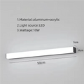 Mirror Front Light LED Waterproof Wall Lamp for Bathroom Interior Wall Light Makeup Wall Sconce Simple Bedroom Lamp Sconce