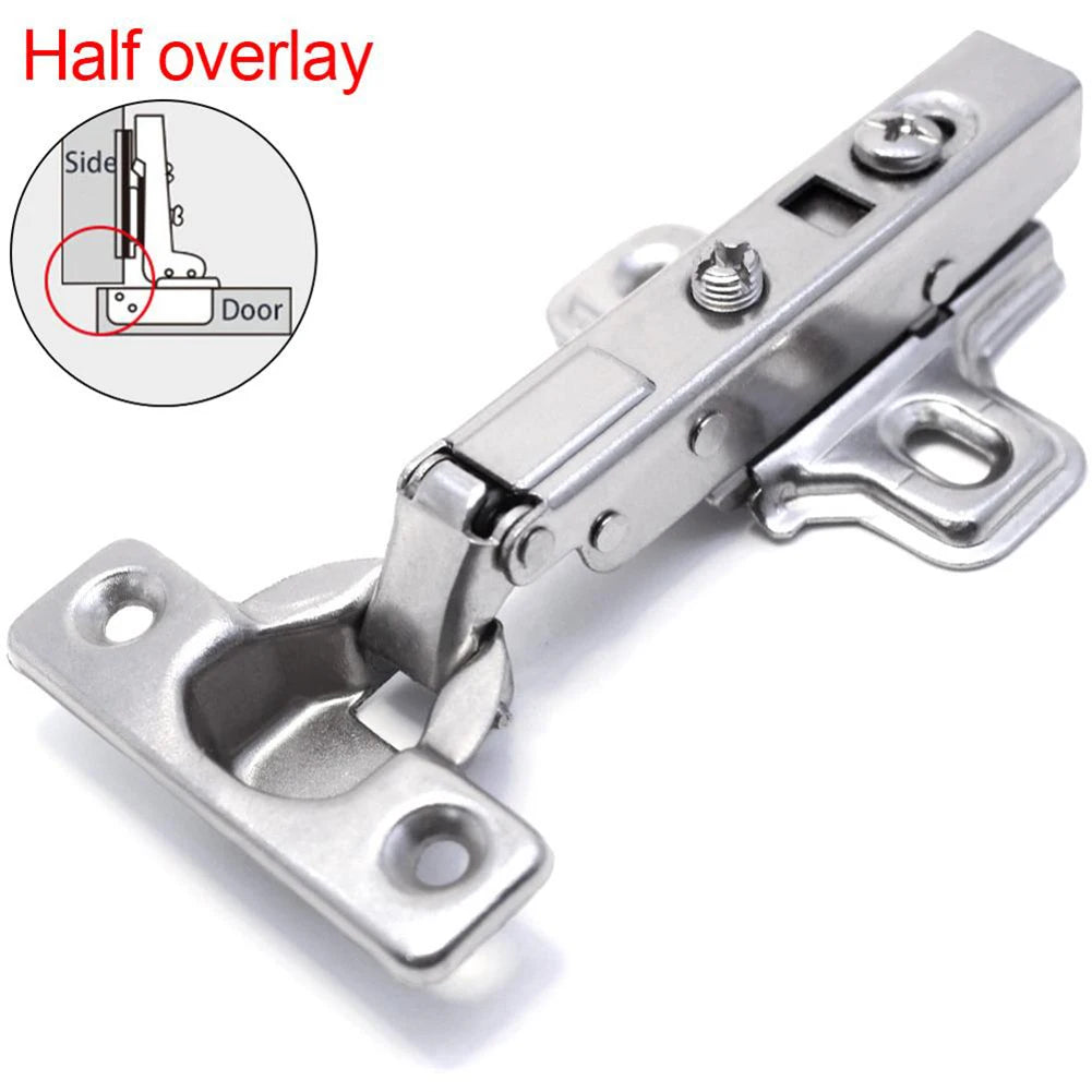 2Pcs 25mm Small Furniture Hinge Soft Close Hydraulic Damper Hinge For Kitchen Cabinet Cupboard Door Hinges Buffering Hardware