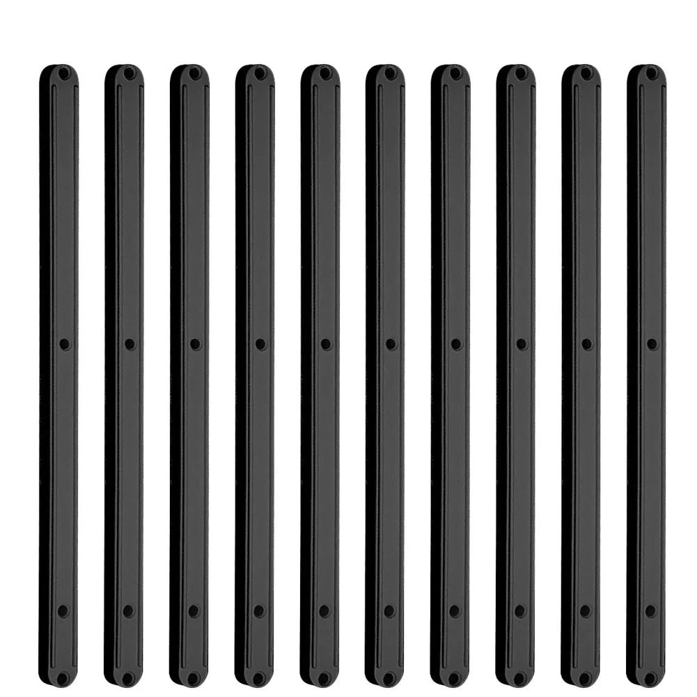 10Pcs Drawer Runners Replacement Draw Rail Plastic Drawer Slides 298mm Keyboard Cabinet Cupboard Draw Runners Furniture Hardware