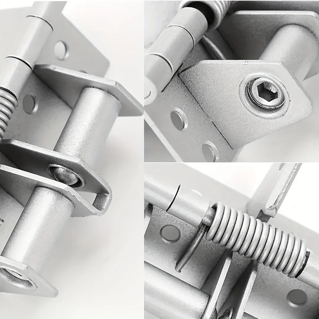 Self Closing Spring Door Hinge Mute 4 Inch Cabinet Door Hinge Invisible Automatic Door Closer Hinge Anti-Rust Household Hardware