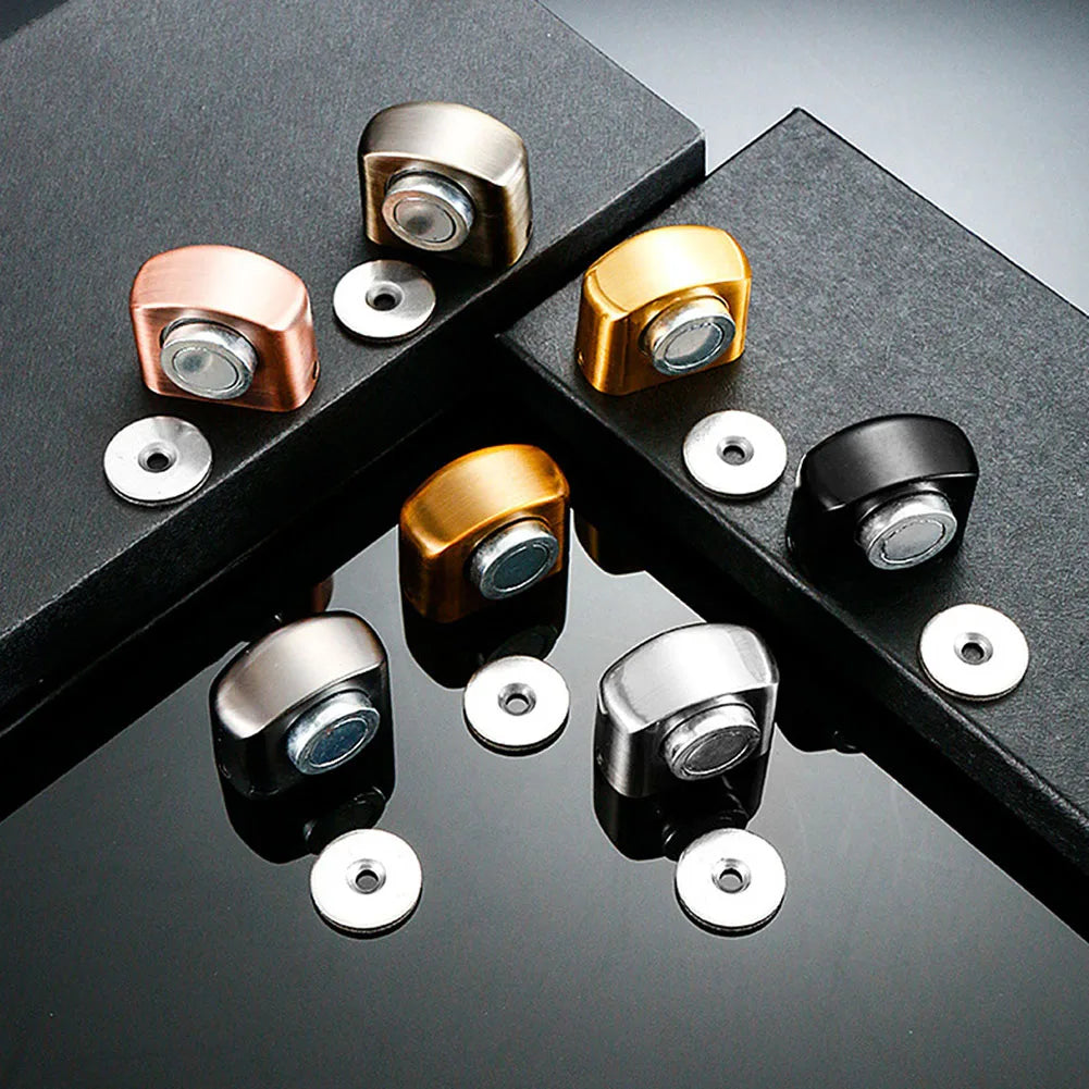 Door Holder Home Improvement Magnetic Door Stopper Easy To Install Modern Minimalist Design Reliable Manual Control