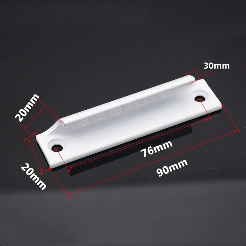 New Aluminum Alloy Door Handle Push-pull Balcony Gate Window Pulls Knob Furniture High Quality