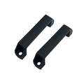 2PCS Cabinet Pulls Handles Furniture Handles Drawer Knob Black Plastic Industrial Cabinet Handles Wardrobe Knobs Hardware