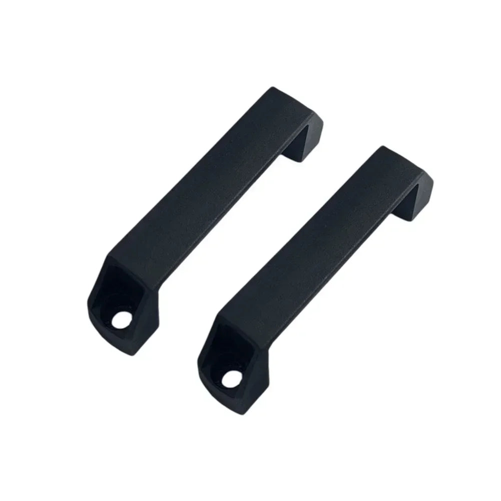 2PCS Cabinet Pulls Handles Furniture Handles Drawer Knob Black Plastic Industrial Cabinet Handles Wardrobe Knobs Hardware