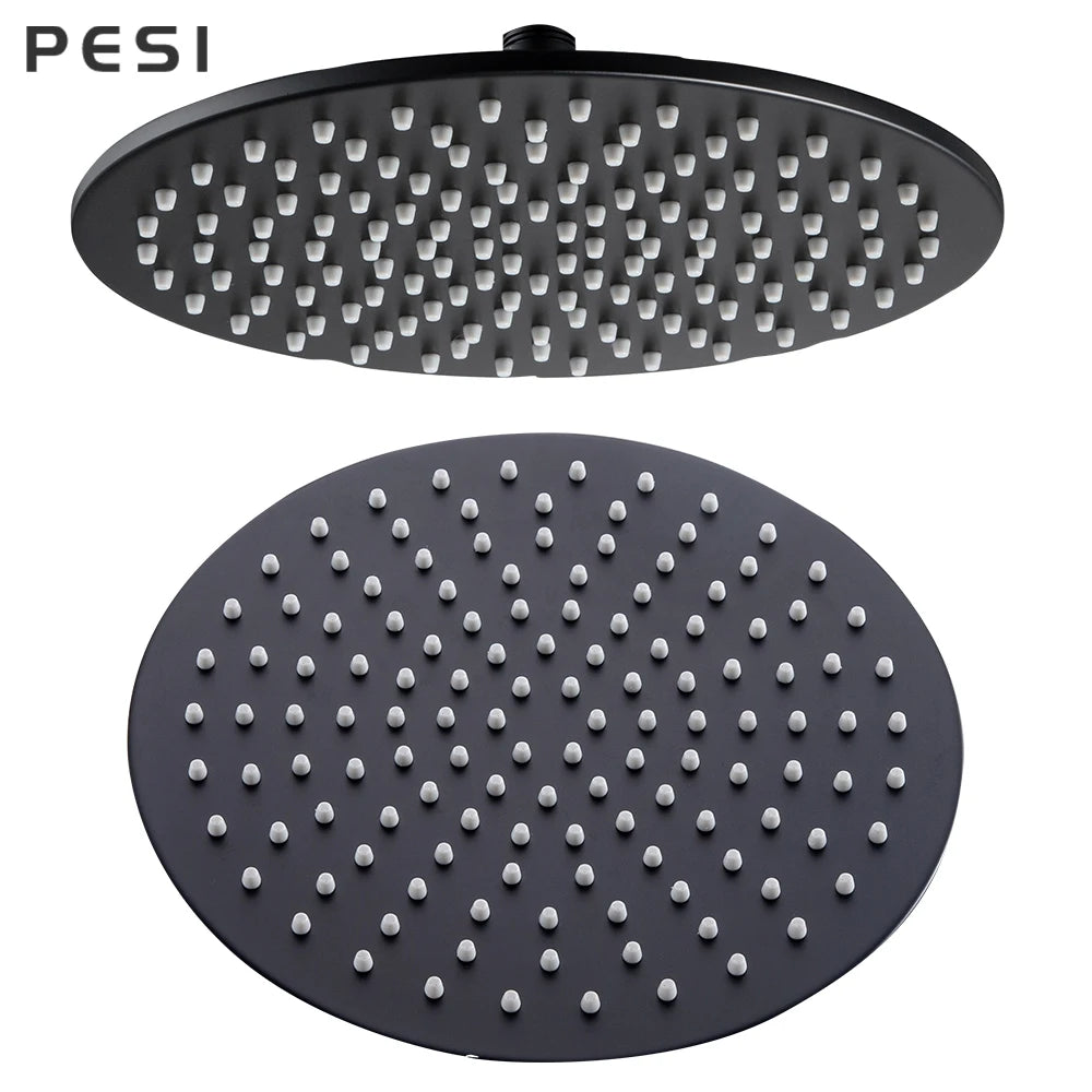 Stainless Steel Shower Head 10 Inch Magic Rainfall Bath Head Ceiling Wall Mounted Bathroom Accessories Water Save For Shower