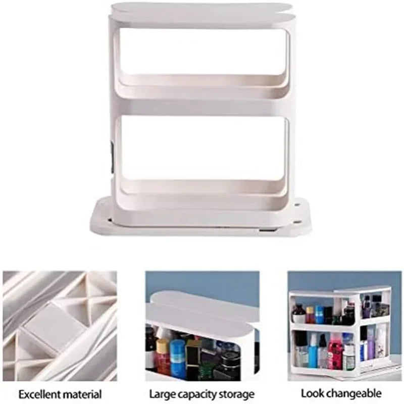 Multi-layer Storage Rotating Rack, Storage Rack Cabinet, Food Storage Rack, Pull-out Rotating Spice Rack, Spice Rack