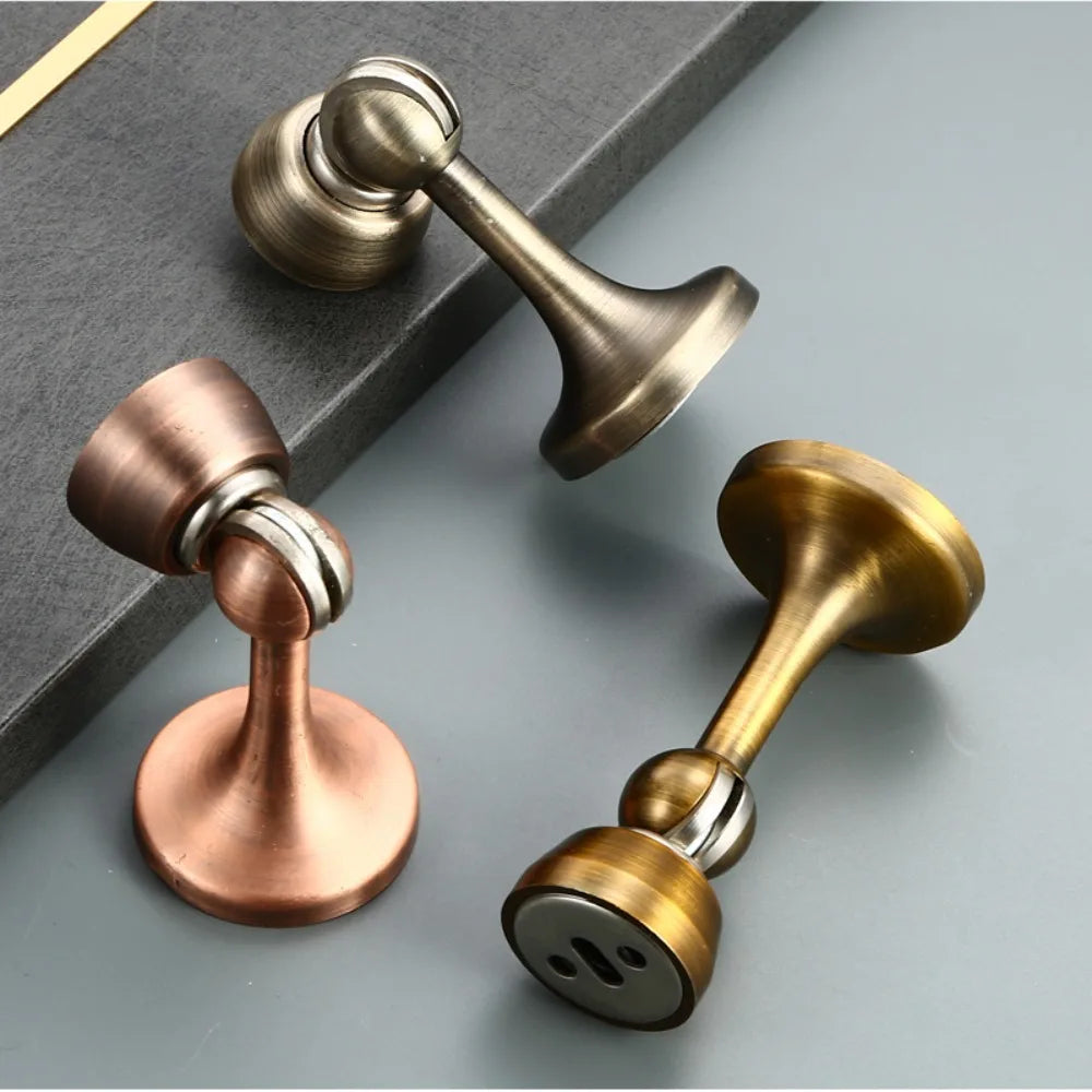 Practical Wall-mounted Type Magnetic Door Stopper Fixed Strong Magnetic Door Suction Mute Durable Door Stop Bumper Door